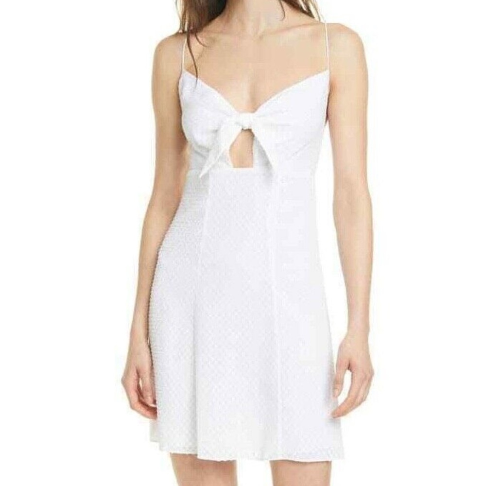 Alice + Olivia White Mini Dress